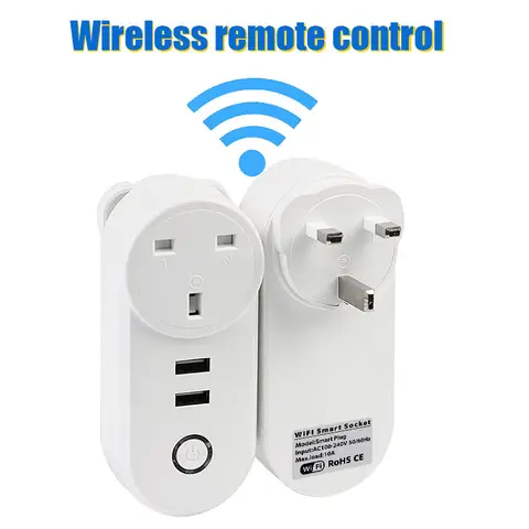 13A SMART PLUG WITH 2 USB PORT