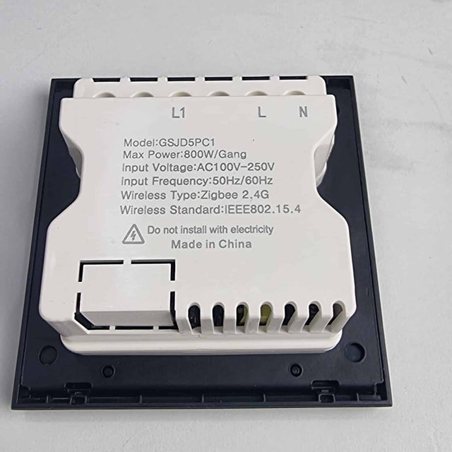 1 Gang Nova Type 2 Zigbee Switch – Curved Edge