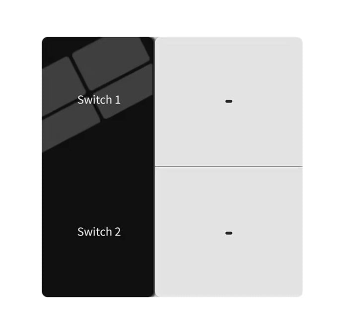 2 Gang LED Display Switch – WIFI
