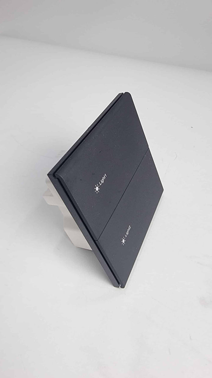 2 Gang Nova Type 2 Zigbee Switch – Curved Edge