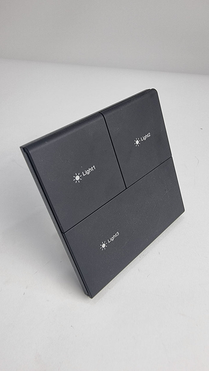 3 Gang Nova Type 2 Zigbee Switch – Curved Edge